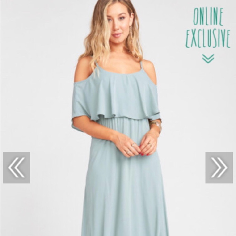 Caitlin ruffle maxi